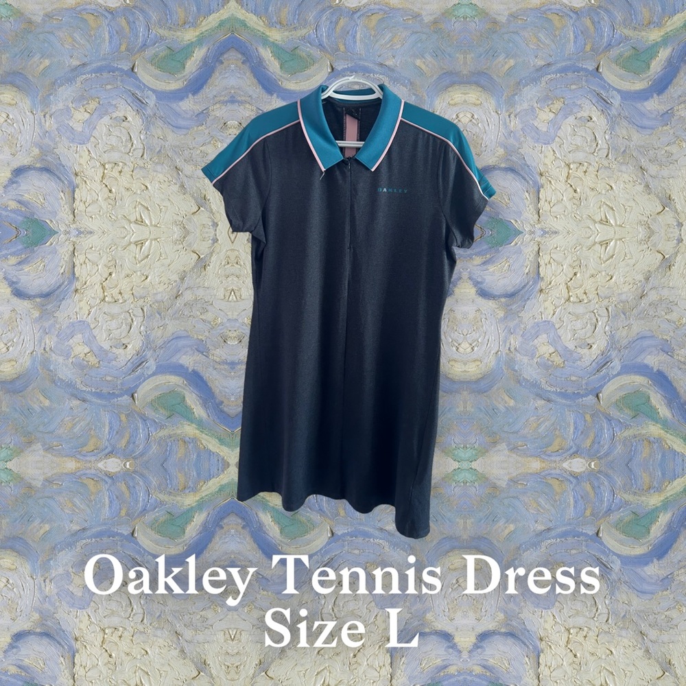 Oakley Womens Tennis Dress Grey and Green